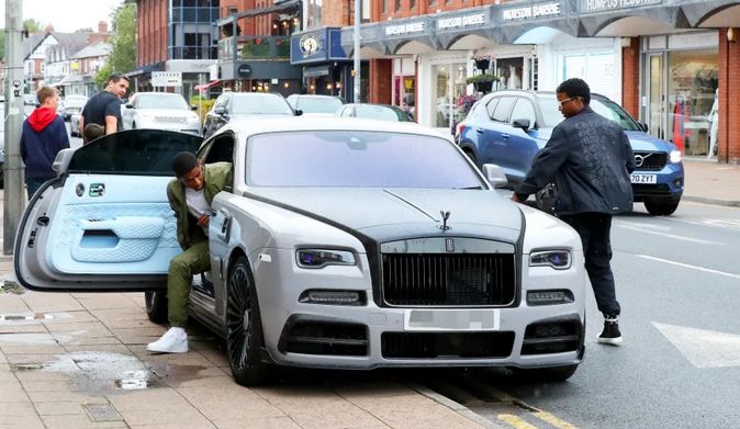 Marcus Rashford car crash