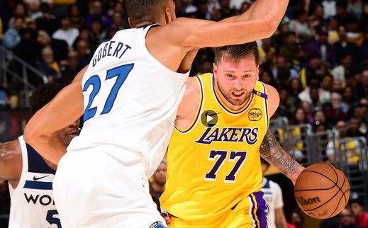 Lakers even the series with Timberwolves in a gritty Game 2 showdown, fueled by Luka Dončić's near triple-double.